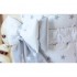 Конверт для новорожденного на выписку из роддома с ушками "Зайка" белый (CherryMom)