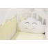 Детский комплект постельного белья в кроватку с бортиками-игрушками "Звездочка" (желтый) byTwinz