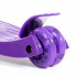 Детский 3х колесный самокат (фиолетовый) Полесье (в коробке)