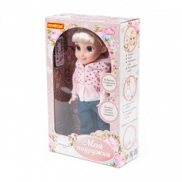 Интерактивная кукла "Кристина" (37 см) на прогулке (в коробке) Полесье