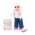 Детская интерактивная кукла "Кристина" (37 см) на прогулке (в коробке) Полесье