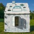 Картонный домик-раскраска "Дом Гном Плюс" с набором пастели 