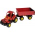 Детский игрушечный трактор "Крепыш" с прицепом №1 (в сеточке) Полесье