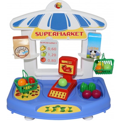 Детский игрушечный магазин, настольный набор "Супермаркет "Алеся" (Coloma Полесье)