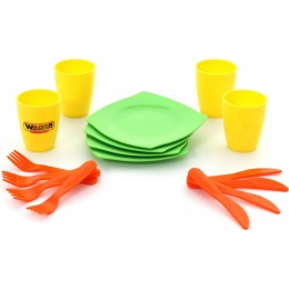Набор детской посуды столовый на 4 персоны (Wader Полесье)