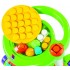 Детская игровая каталка с конструктором (13 элементов) в коробке (зелёная) Полесье