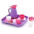 Набор детской посуды "Алиса" с подносом на 2 персоны (Pretty Pink) Полесье