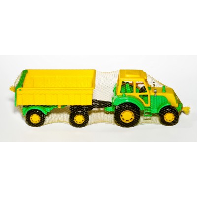Детский игрушечный трактор с прицепом №1 "Мастер" (Полесье)
