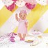 Zapf Creation Baby Born 825-129 Бэби Борн Кукла Интерактивная Нарядная с тортом, 43 см