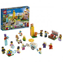 LEGO City 60234 Конструктор ЛЕГО Город Комплект минифигурок Весёлая ярмарка