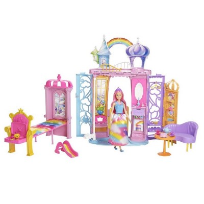 Mattel Barbie FRB15 Барби Переносной радужный дворец