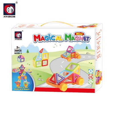 Детский магнитный конструктор Xinbida Magical Magnet серия "Mini" (38 деталей) арт. M032B-2