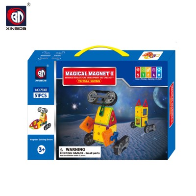 Детский магнитный конструктор Xinbida Magical Magnet серия Medium (49 деталей) арт. 73101