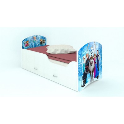 Детская кровать CLASSIC "Холодное сердце" (с ящиками)
