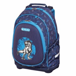Рюкзак школьный Bliss Blue Dino, без наполнения