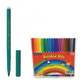 Фломастеры CENTROPEN "Rainbow Kids", 18 цветов