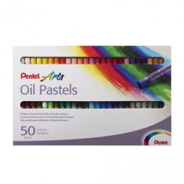 Пастель масляная художественная PENTEL "Oil Pastels", 50 цветов