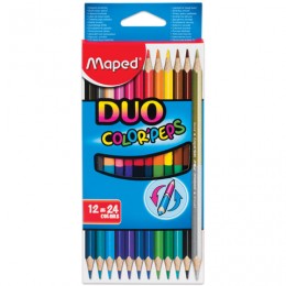 Карандаши цветные MAPED (Франция) "Color Pep's", 24 цвета