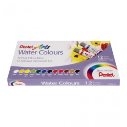 Краски акварельные художественные PENTEL "Water Colours" 12 цветов