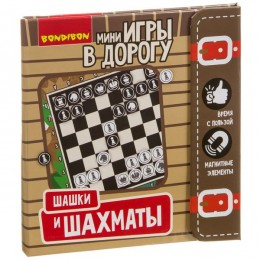 Игровой набор Bondibon Шашки и шахматы в дорогу
