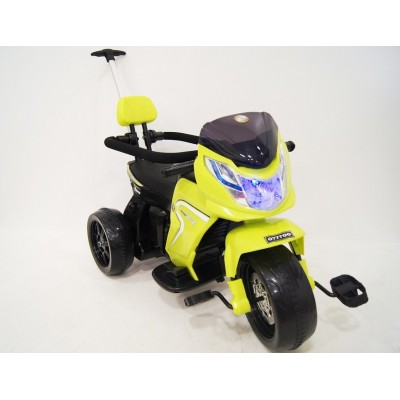 Детский велосипед-электромотоцикл 2в1 "O777OO"(Салатовый)