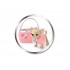 Плюшевая собачка Chi Chi Love чихуахуа "Принцесса" с розовой пушистой сумкой