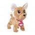 Интерактивная плюшевая собачка "Chi-Chi love" "Счастливчик", с сумочкой, 20см.